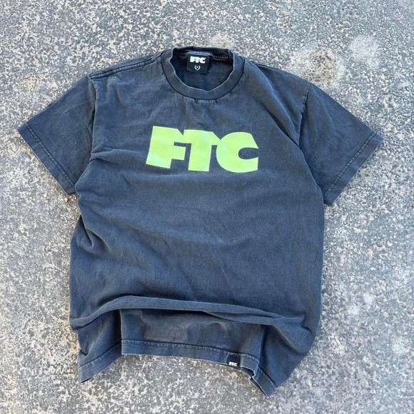 FTC Other - Vintage FTC Skate Top Green Block Spellout Size Medium